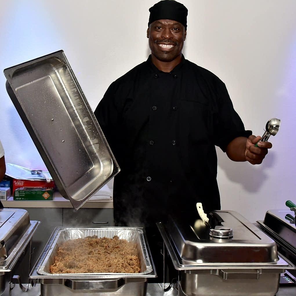 The pitmaster at Teague's BBQ