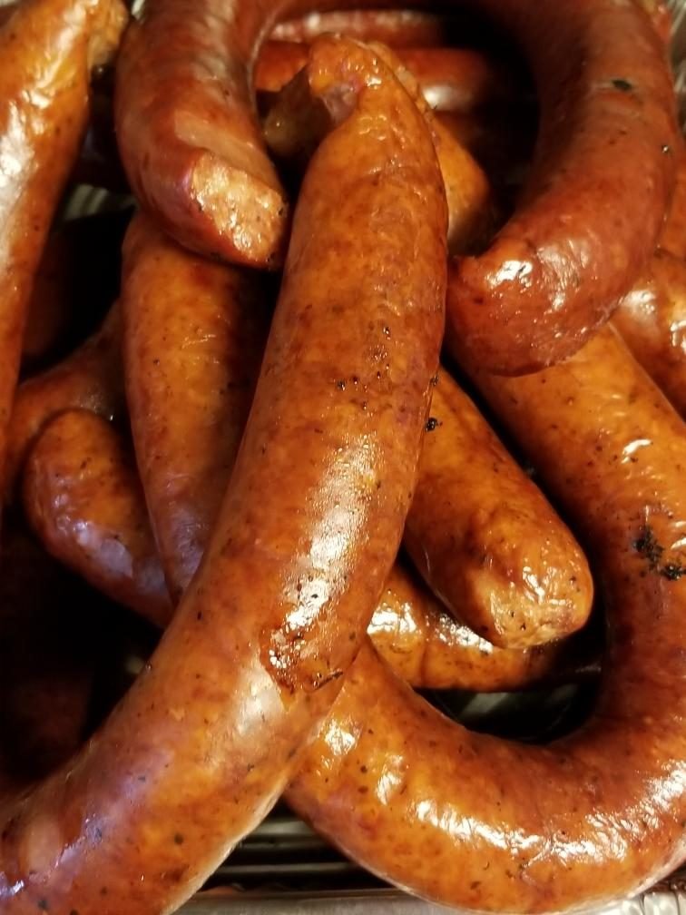 Smoked sausage links