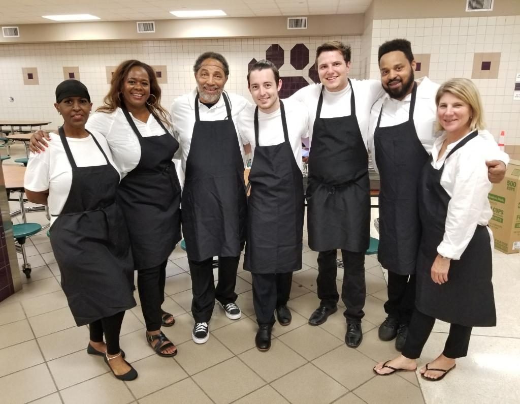 The Teague's BBQ catering crew